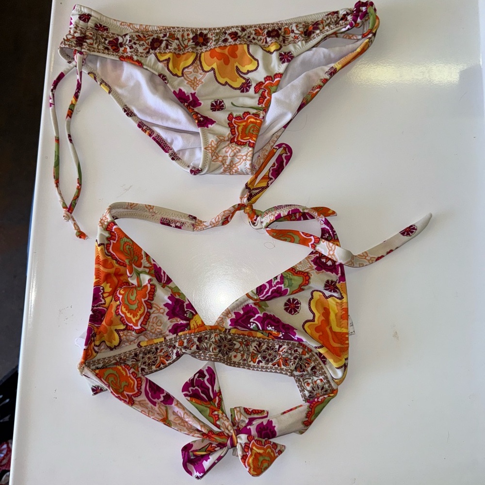 Floral Bikini Set - Multicolor